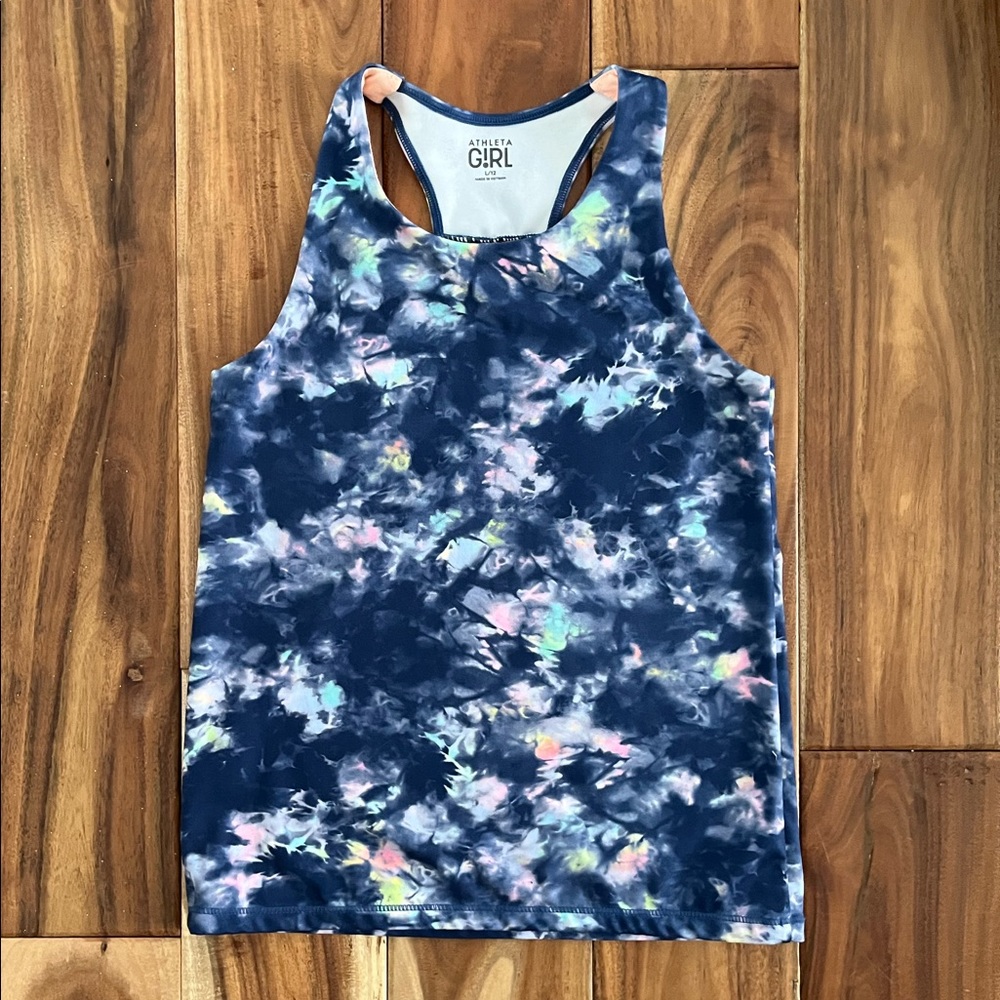 Athleta Girl lined tank L/12